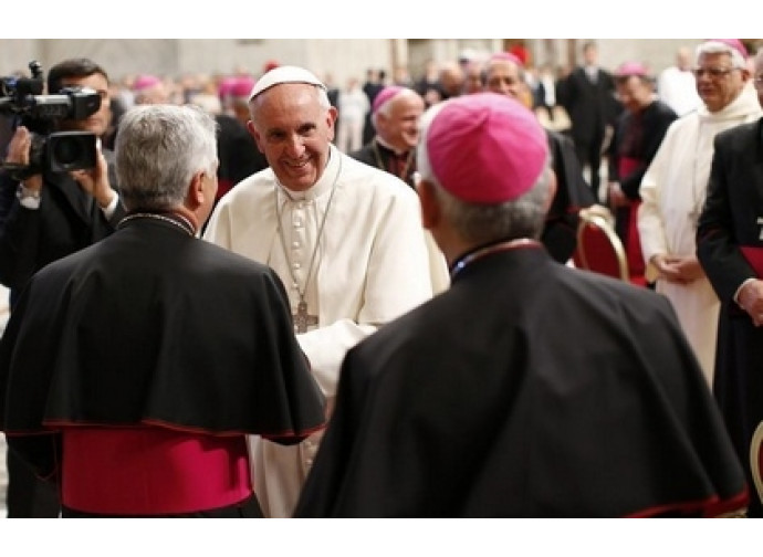 Il Papa incontra i vescovi italiani